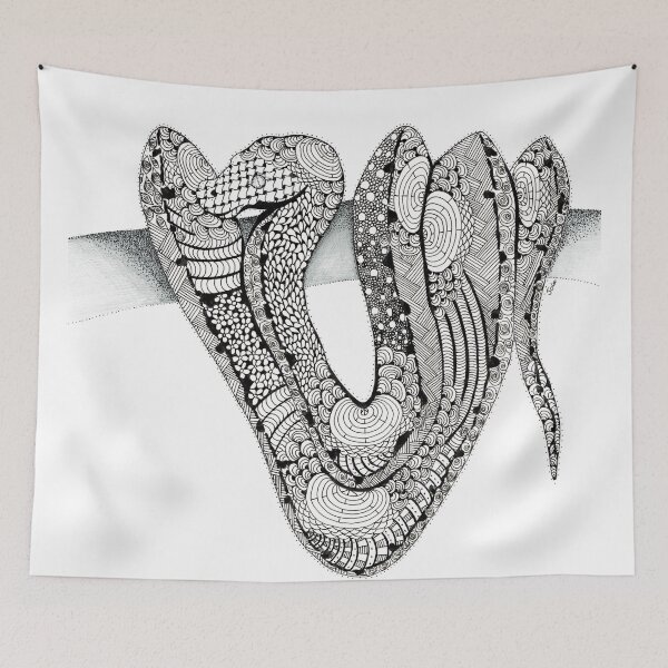 Item preview, Zentangle Serpent designed and sold by Jocoart1.