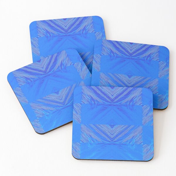 Item preview, Metallic Blue Checkered Rhombi designed and sold by fatenanwar.