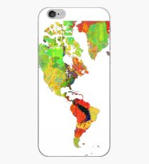 World Map 6 iPhone Case