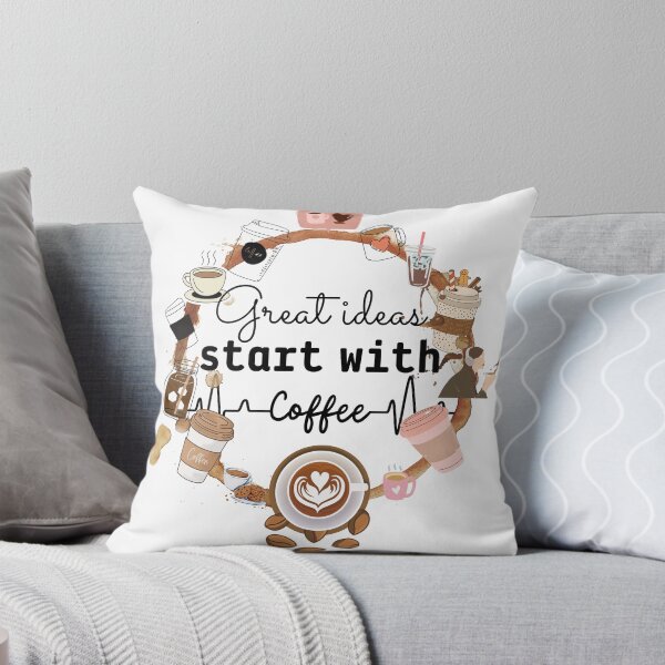 Item preview, great ideas start with coffee designed and sold by Esni | Designs.