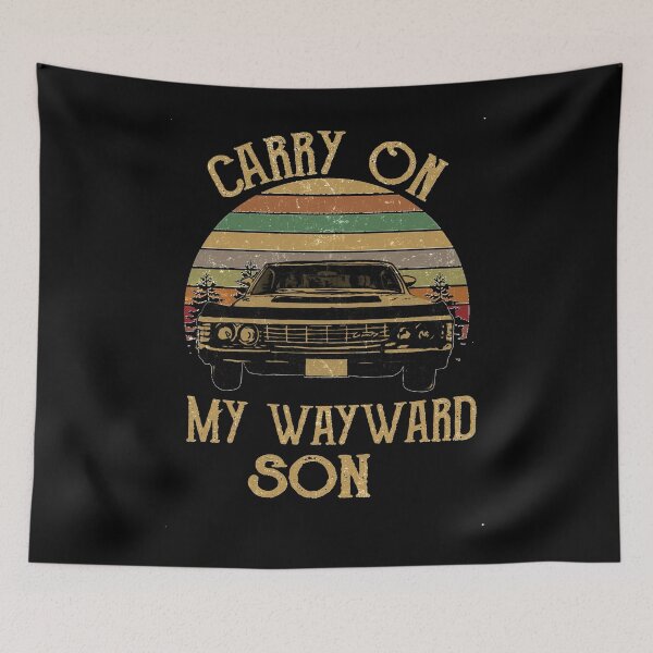 Item preview, Carry On Wayward Son sunset vintage retro classic Classic designed and sold by salvawalte.