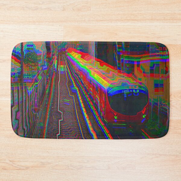 Item preview, Japanese Train Glitch Art designed and sold by glitchhub.