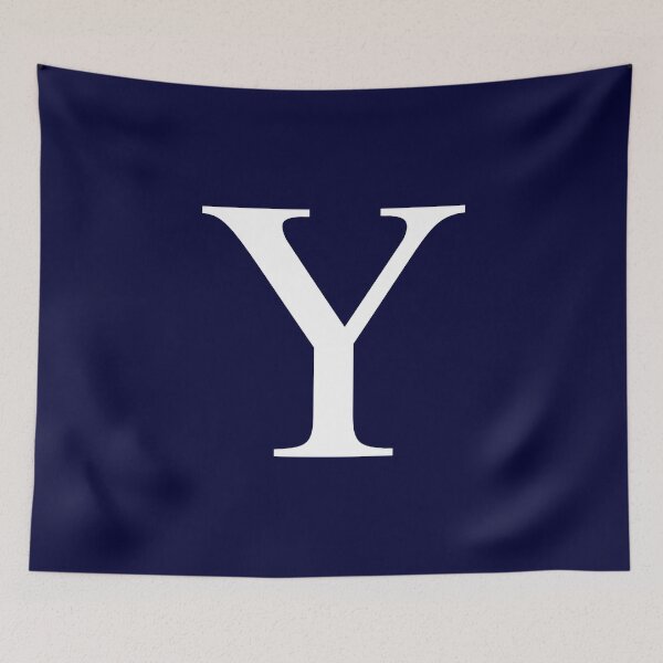 Item preview, Navy Blue Basic Monogram Y designed and sold by rewstudio.