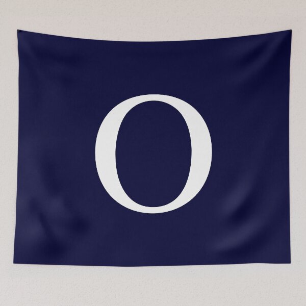 Item preview, Navy Blue Basic Monogram O designed and sold by rewstudio.