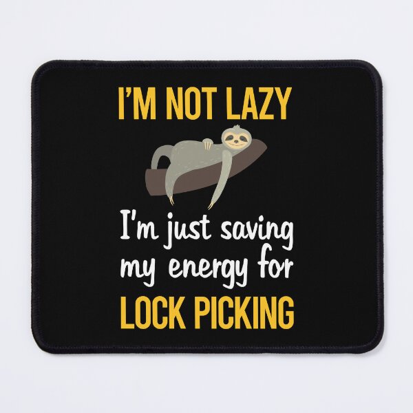 Item preview, Saving Energy Lock Picking Pick Picker Lockpicking Lockpick Lockpicker Locksmith Locksmithing designed and sold by RogersFried.