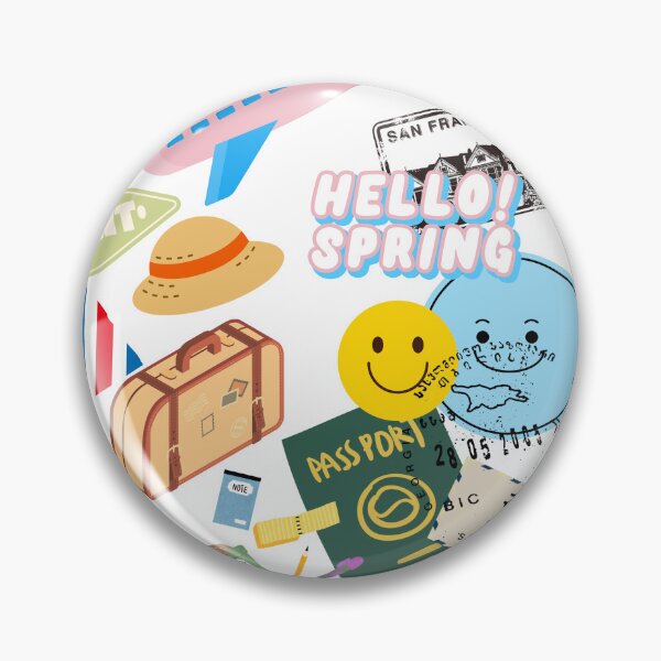 Item preview, happy trip,hello spring, smile  designed and sold by zzzozzo.