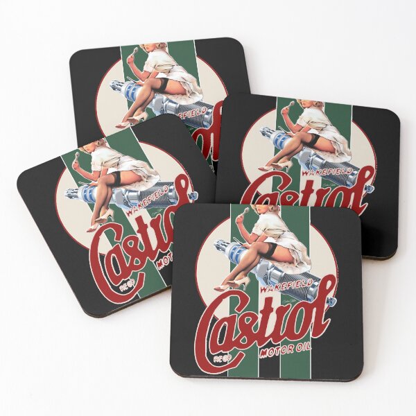 Item preview, Castrol Vintage Pin Up Girl Classic Stripes designed and sold by salvawalte.