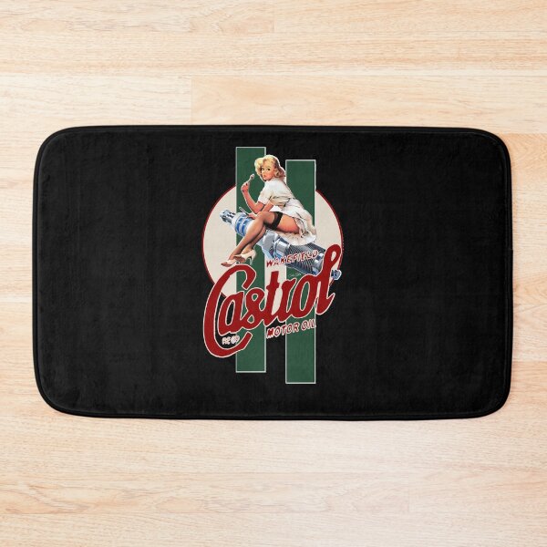 Item preview, Castrol Vintage Pin Up Girl Classic Stripes designed and sold by salvawalte.