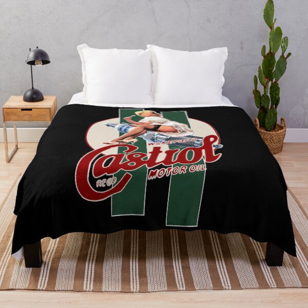 Item preview, Castrol Vintage Pin Up Girl Classic Stripes designed and sold by salvawalte.