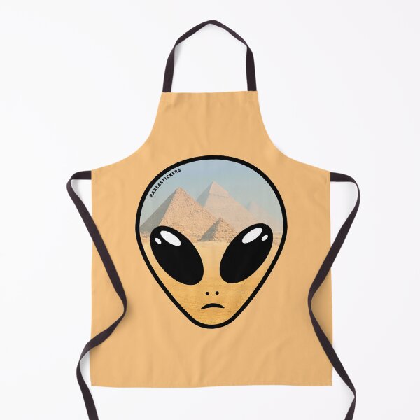 Item preview, Alien head - Pyramids skin designed and sold by AreaStickers.