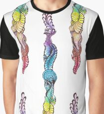 Graduated Chakra Colors Graphic T-Shirt