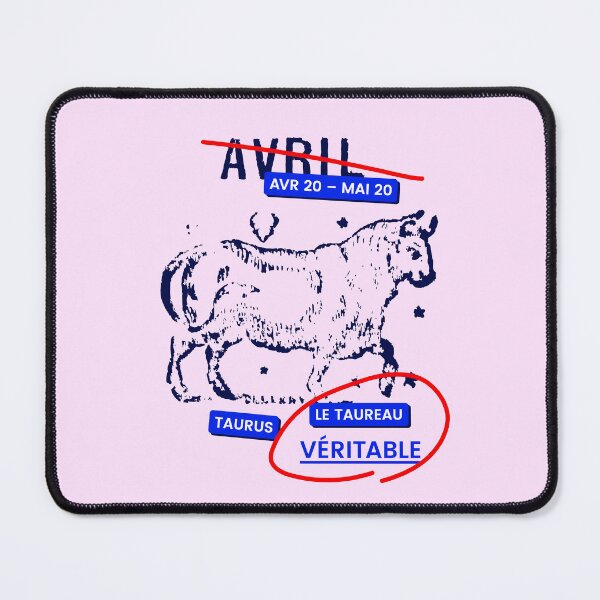 Item preview, Old French Vintage Astrology Star Sign - le Taureau / Taurus designed and sold by ClickForMore.