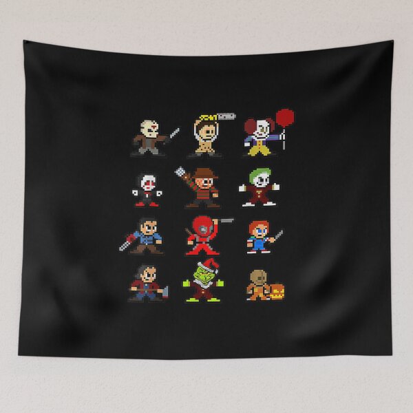 Item preview, Pixel Halloween Scary Horror Christmas Gamer designed and sold by Annabellegeorge.