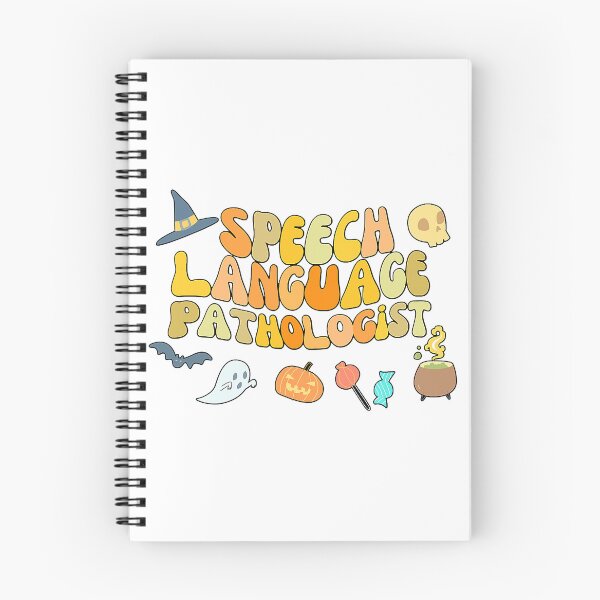 Item preview, Speech Language Pathology Retro Halloween Speech Therapy designed and sold by SentaSchmitt.