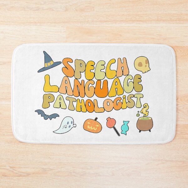 Item preview, Speech Language Pathology Retro Halloween Speech Therapy designed and sold by SentaSchmitt.