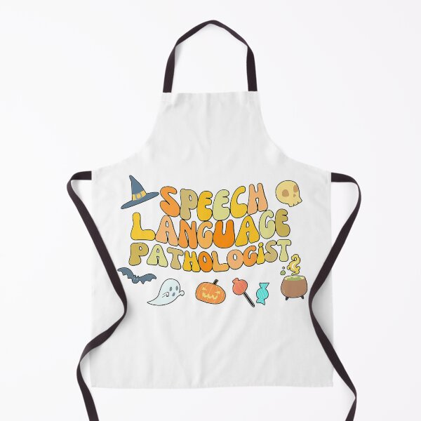 Item preview, Speech Language Pathology Retro Halloween Speech Therapy designed and sold by SentaSchmitt.