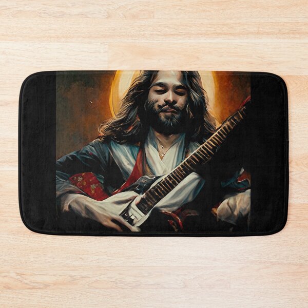Item preview, Jesus Playing Metallica Guitar designed and sold by kurtimicha.