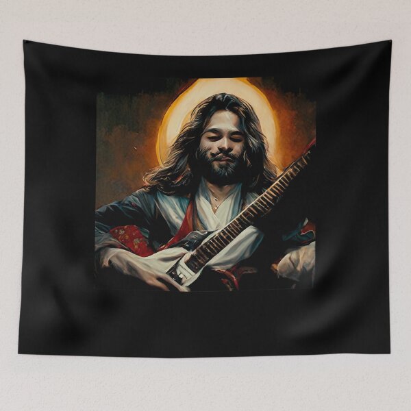 Artikelvorschau, Jesus spielt Metallica-Gitarre entworfen und verkauft von kurtimicha.
