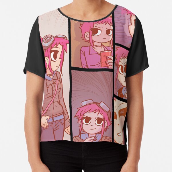 Pink Rammy Chiffon Top