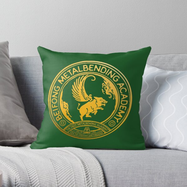 Beifong Metalbending Academy: ATLA Inspired-Design Throw Pillow