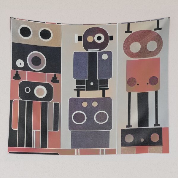 Item preview, ROBOT LANDSCAPE Midjourney AI Artwork designed and sold by davidjulie.