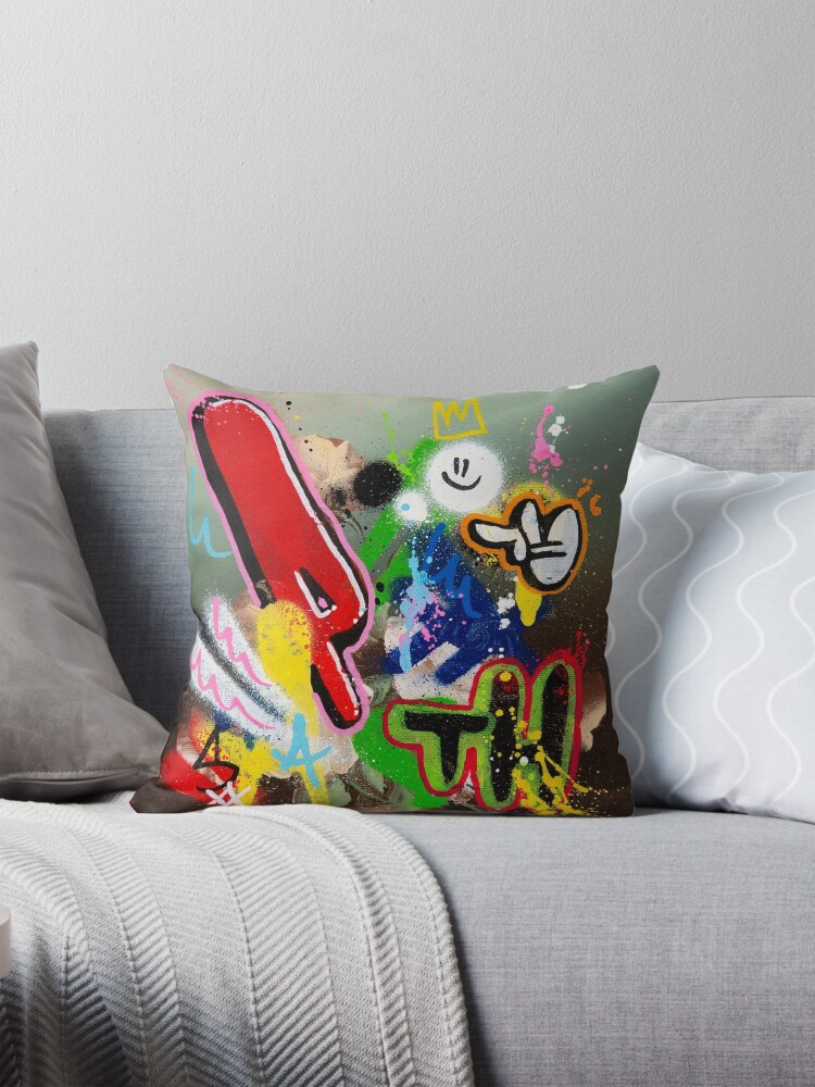 Thumbnail 1 of 4, Pillow, Still Life - Martin Whatson designed and sold by Teecha.