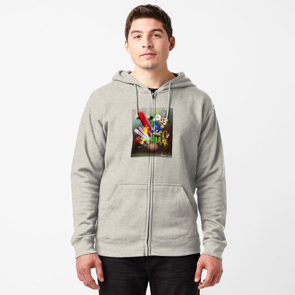 Item preview, Zipped Hoodie designed and sold by Teecha.