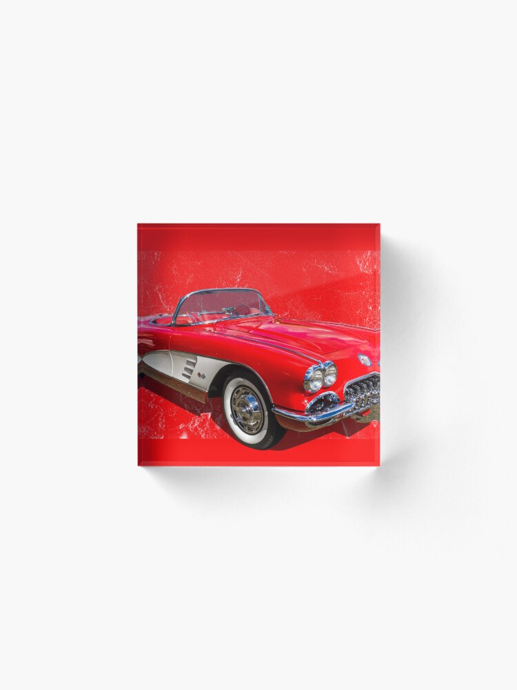Alternate view of Red 59 Acrylic Block