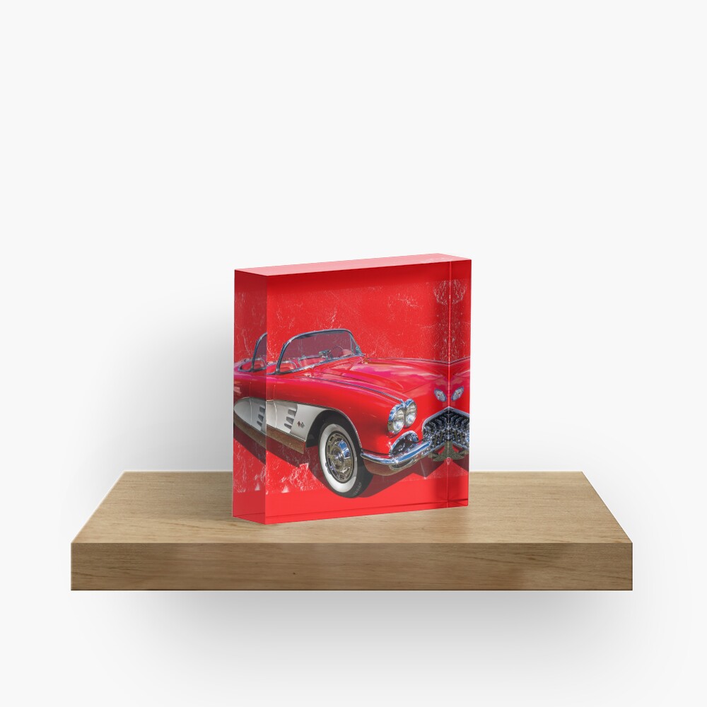Red 59 Acrylic Block