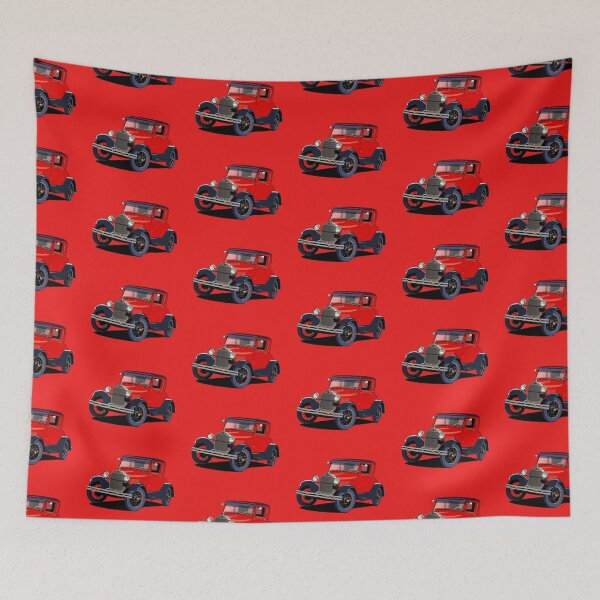 Item preview, Ford Model A in red designed and sold by Webazoot Industries - Car Art.