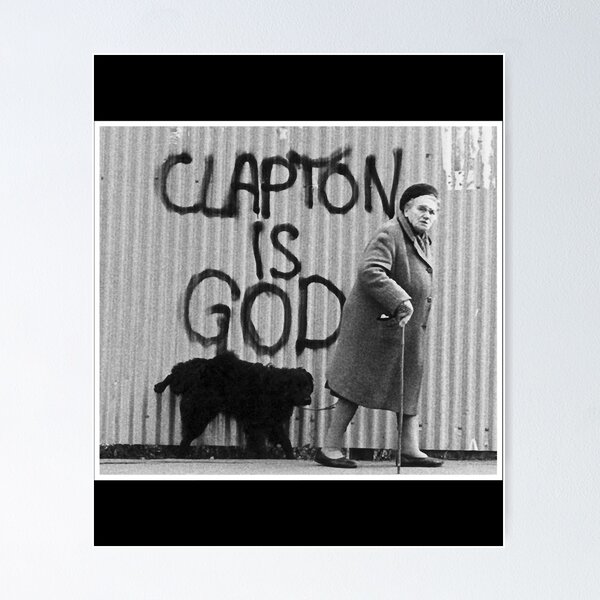 Artikel-Vorschau von Clapton ist God Gift Fan Eric, designt und verkauft von SullivanArtShop.