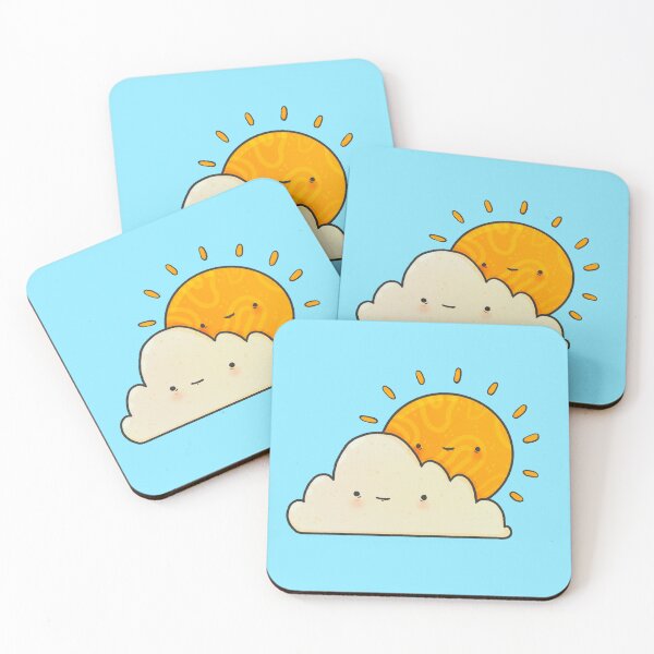 Item preview, Happy Sunshine and Clouds designed and sold by RadishandDuck.
