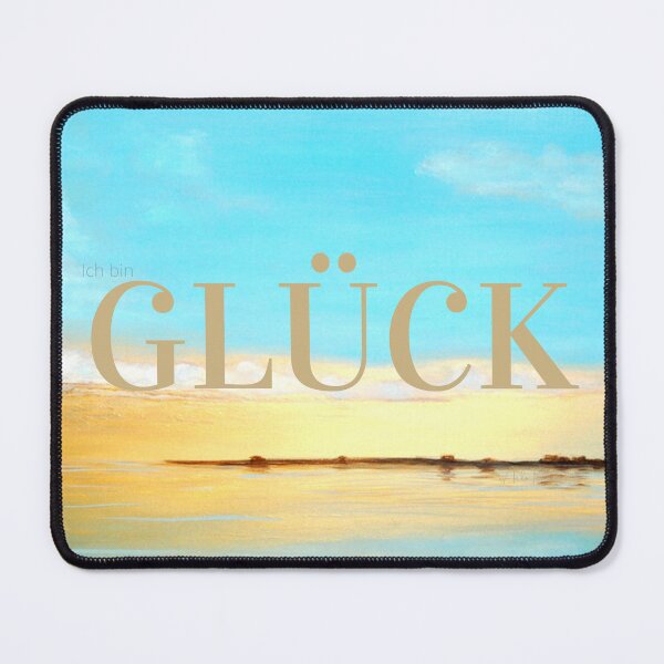 Item preview, I am lucky affirmation on a painting by the sea. designed and sold by Anke Franikowski.