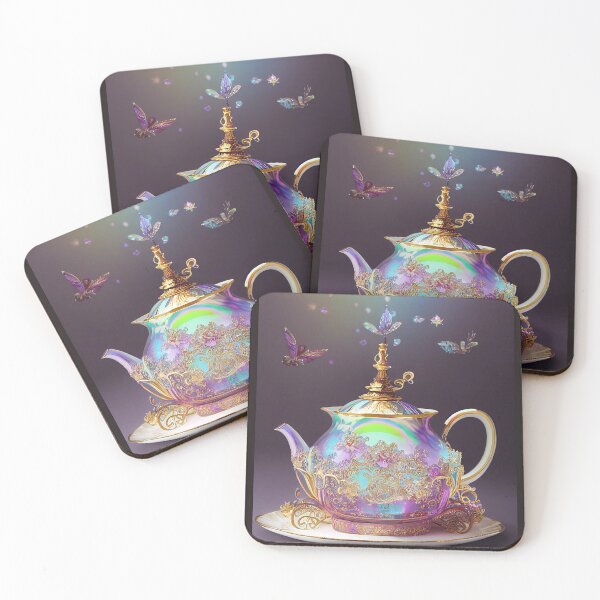 Item preview, Tea Set of the Fairy 8 designed and sold by BeepBoopArtShop.
