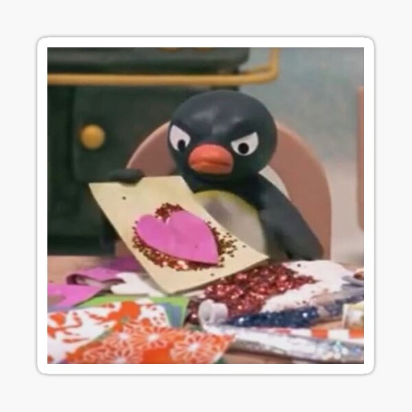 Vista previa del artículo con la obra «Pingu», diseñado y vendido por reaccreacc.