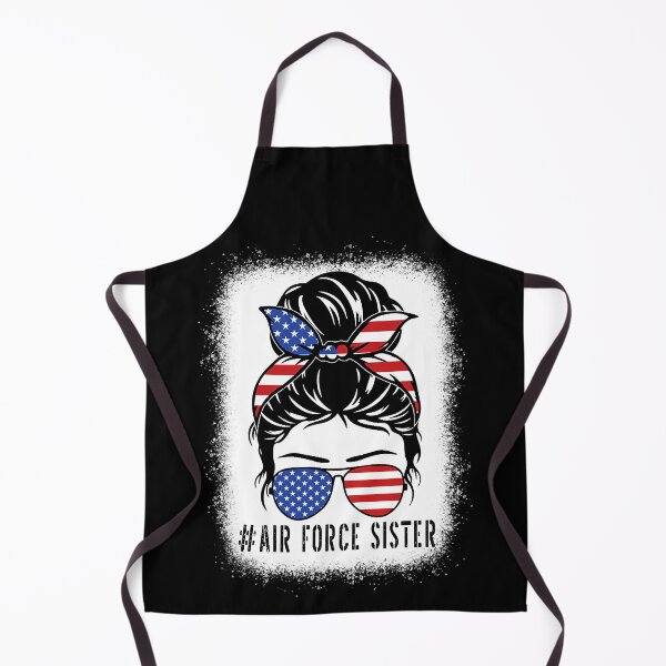 Item preview, Air Force Sister Messy Bun Sunglasses Military Veterans Day designed and sold by AlbredaAE.