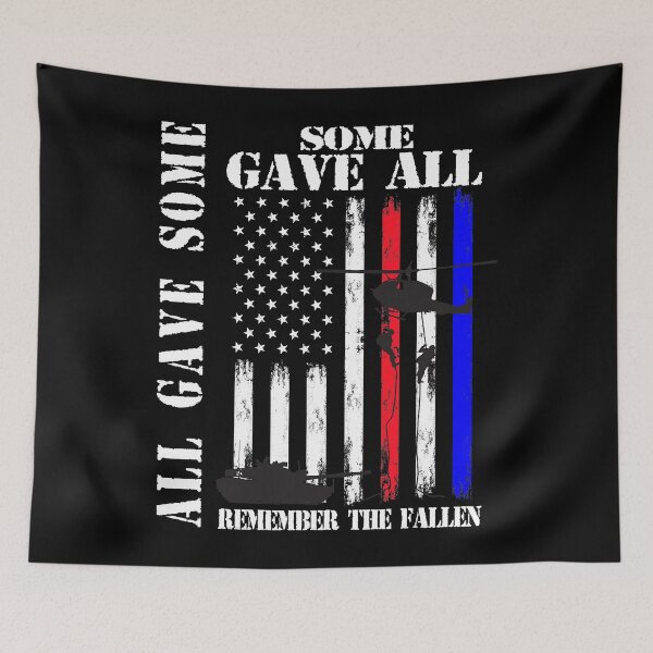 Item preview, All Gave Some Some Gave All Remember The Fallen Veterans Day designed and sold by AlbredaAE.