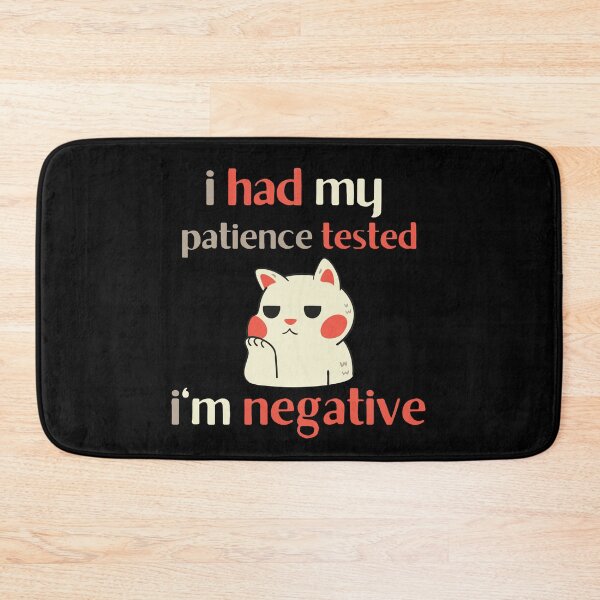 Item preview, i had my patience tested I'm negative t-shirt designed and sold by HassanRajy.