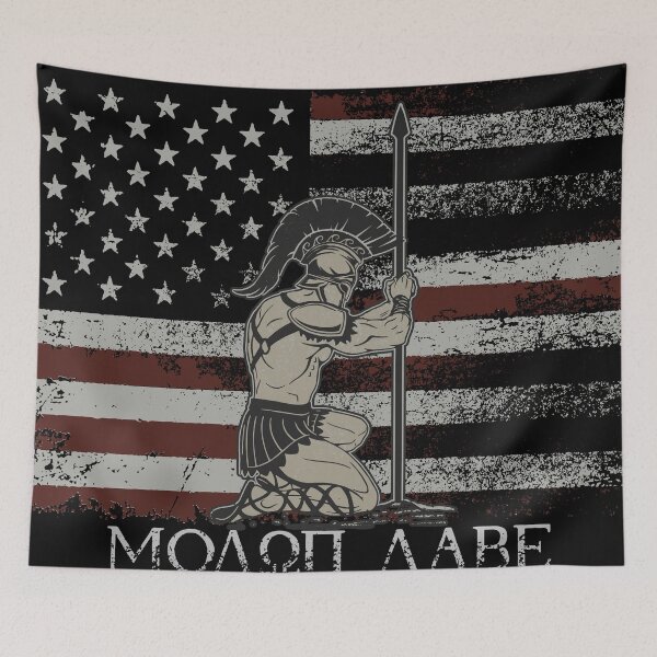 Item preview, Kneeling fighter in front of the American flag designed and sold by velisani.