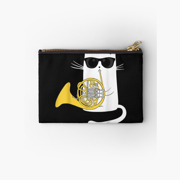 Item preview, Jazz Cat Playing French Horn - Cool Smooth  designed and sold by Brandononald.