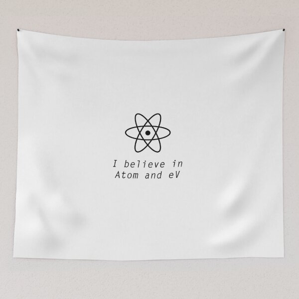 Item preview, I Believe in Atom and eV designed and sold by afullerdesign.