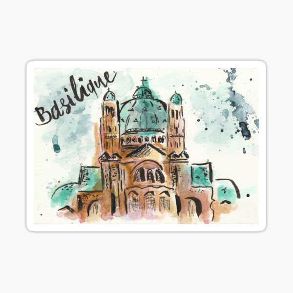 Basilique Brussels Sticker