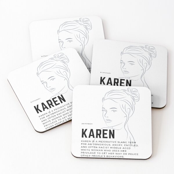 Item preview, Karen Explained By The Slang Dictionary Karen Meme designed and sold by RockBeeDesigns.