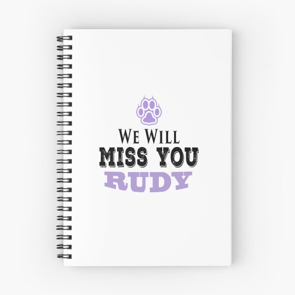 Item preview, Rudy Dog We Will Miss You designed and sold by PodiShawna.