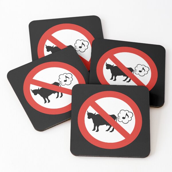 Item preview, No Farting Cow Sign designed and sold by sifis.