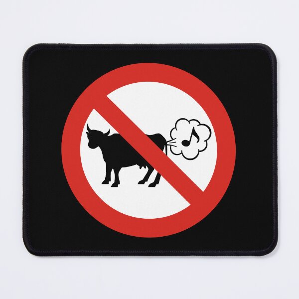 Item preview, No Farting Cow Sign designed and sold by sifis.