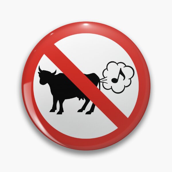 Item preview, No Farting Cow Sign designed and sold by sifis.
