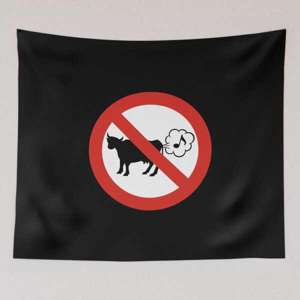 Item preview, No Farting Cow Sign designed and sold by sifis.