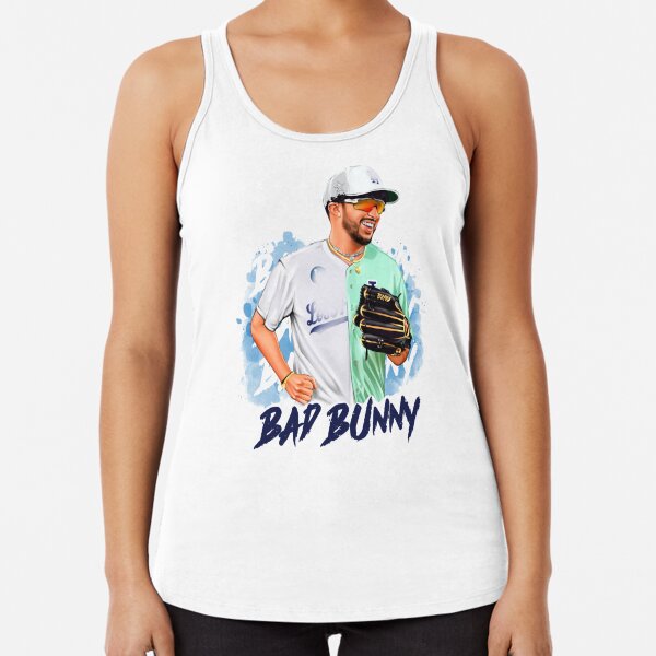 Adult Dodgers Bad Bunny Inspired Black Baseball Jersey Benito