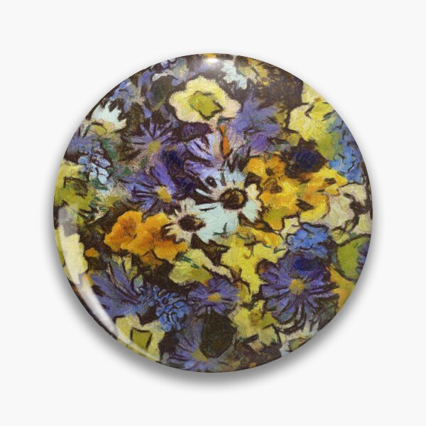 Item preview, Flower bed painting Van Gogh style designed and sold by Gaurav Garg.